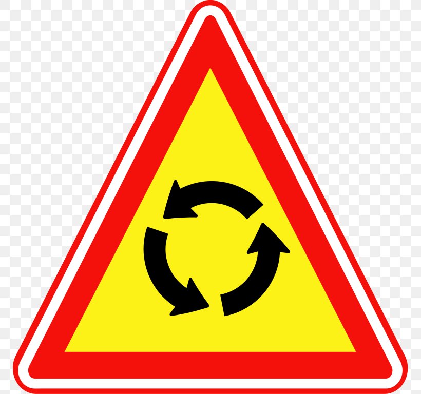 Intersection Traffic Sign Warning Sign Road, PNG, 770x768px, Intersection, Area, Carriageway, Loose Chippings, Pedestrian Crossing Download Free