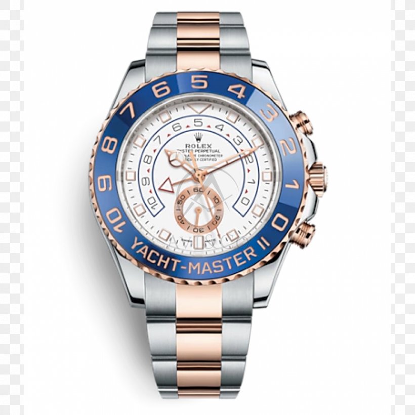 Rolex Yacht-Master II SwissLuxury.Com Rolex Watches Chronograph, PNG, 1000x1000px, Rolex Yachtmaster Ii, Bracelet, Brand, Chronograph, Colored Gold Download Free