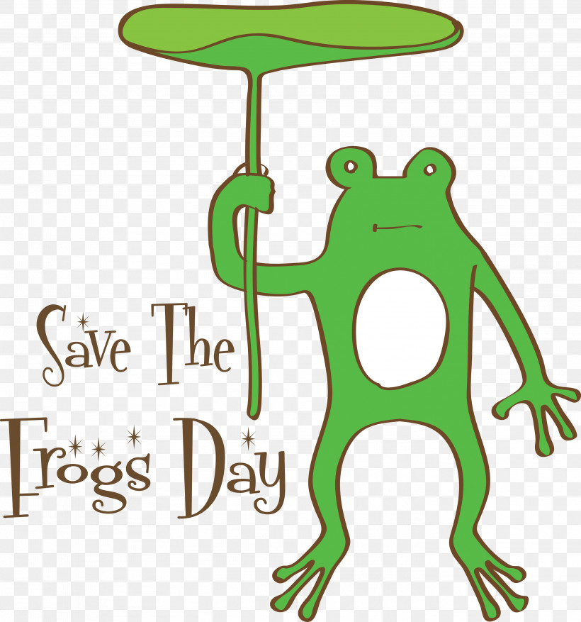 Save The Frogs Day World Frog Day, PNG, 2802x3000px, True Frog, Animal Figurine, Cartoon, Frogs, Green Download Free