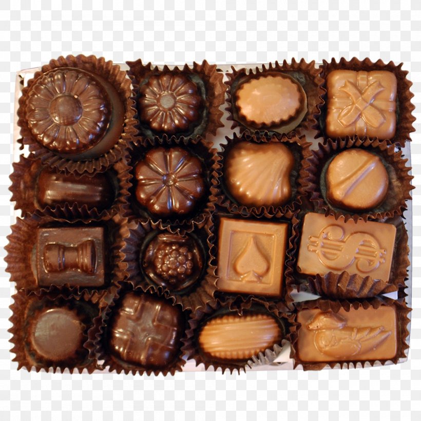 Chocolate Truffle Praline Bonbon White Chocolate, PNG, 1000x1000px, Chocolate, Bonbon, Caramel, Chocolate Truffle, Chocolatecovered Cherry Download Free