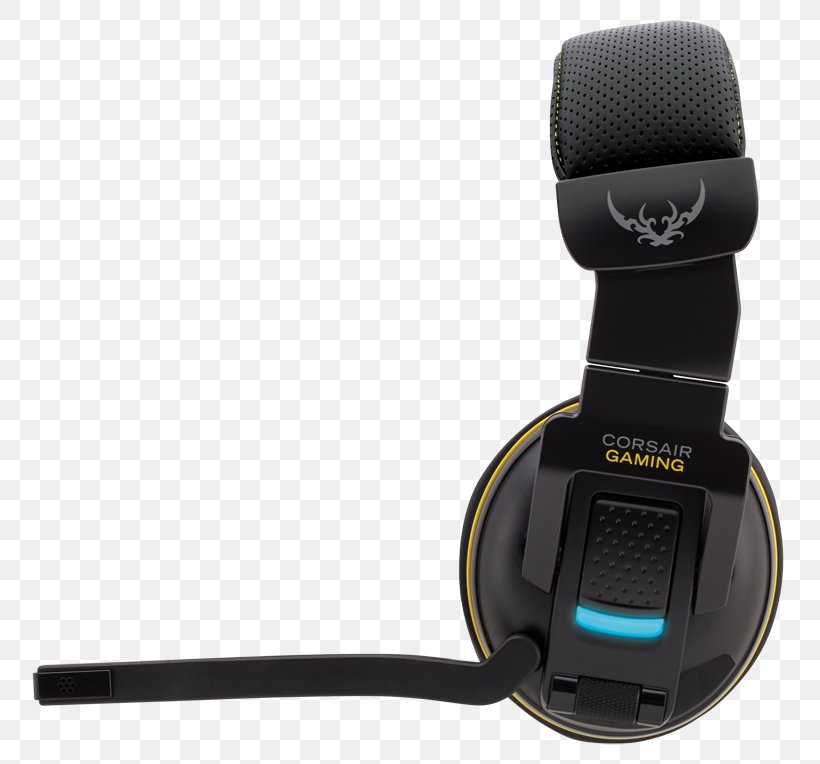 Corsair Gaming H2100 Dolby 7.1 Wireless Gaming Headset, PNG, 800x764px, 71 Surround Sound, Headset, Audio, Audio Equipment, Corsair Components Download Free