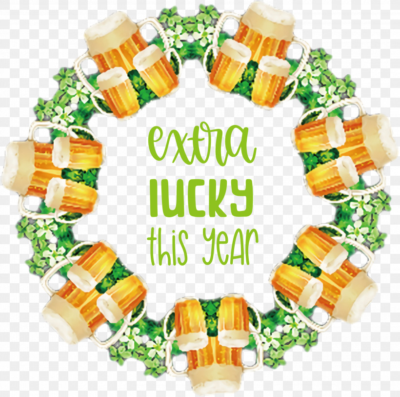 Saint Patrick Patricks Day Extra Lucky, PNG, 3000x2976px, Saint Patrick, Candy, Confectionery, Cuisine, Fruit Download Free