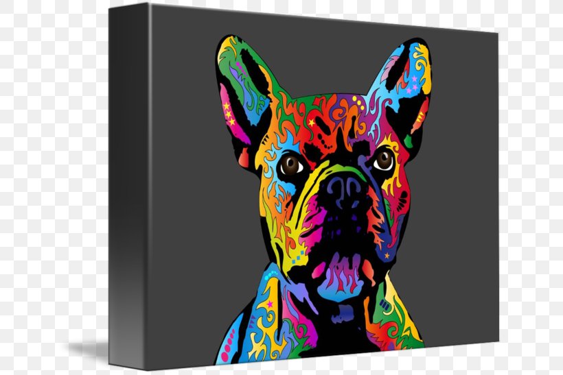 Dog Breed Non-sporting Group French Bulldog Canvas Print, PNG, 650x547px, Dog Breed, Allposterscom, Art, Bulldog, Canvas Download Free