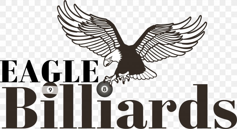 Eagle Billiards, LLC Logo Philadelphia Eagles Bird Clip Art, PNG, 3251x1770px, Eagle Billiards Llc, Billiards, Bird, Bird Of Prey, Black Download Free