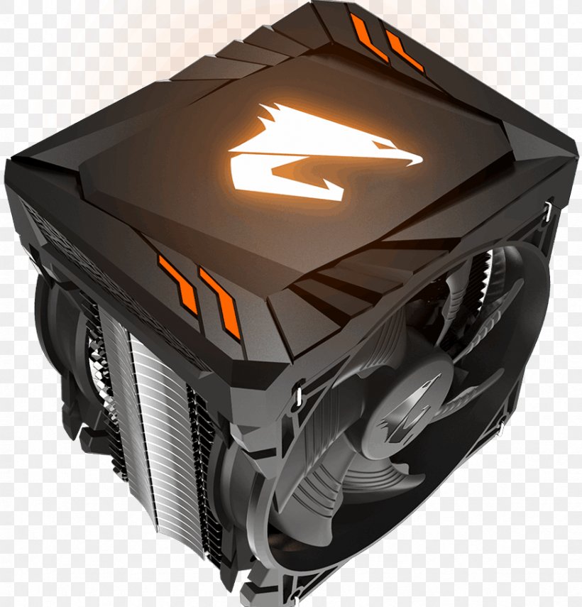 Gigabyte Technology Computer System Cooling Parts AORUS Heat Sink Central Processing Unit, PNG, 872x910px, Gigabyte Technology, Air Cooling, Aorus, Central Processing Unit, Computer Download Free