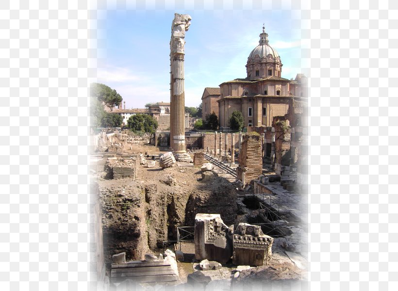 Roman Forum Ruins Archaeological Site Middle Ages Monument, PNG, 800x600px, Roman Forum, Ancient History, Archaeological Site, Archaeology, Architecture Download Free