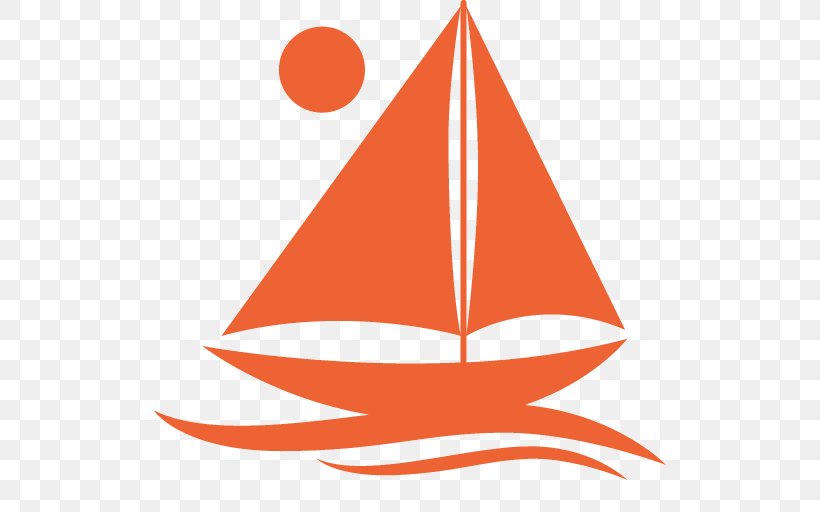 Sailing Ship Triangle Tree Leaf, PNG, 512x512px, Sailing Ship, Artwork, Cone, Leaf, Orange Download Free