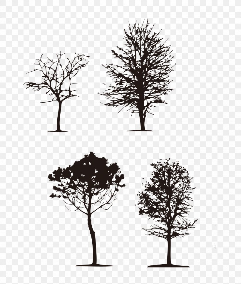 Tree Computer File, PNG, 1700x2000px, Tree, Black And White, Branch, Flora, Leaf Download Free