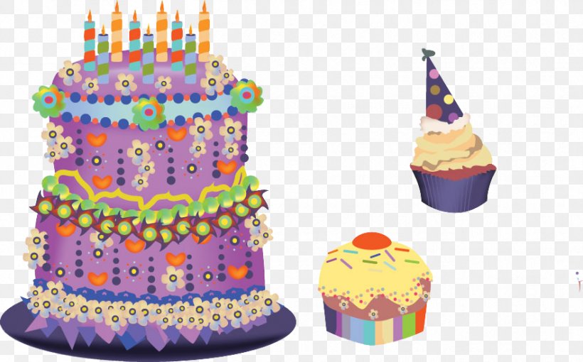 Cake Vector, PNG, 884x550px, Cupcake, Baked Goods, Bakery, Baking, Birthday Download Free