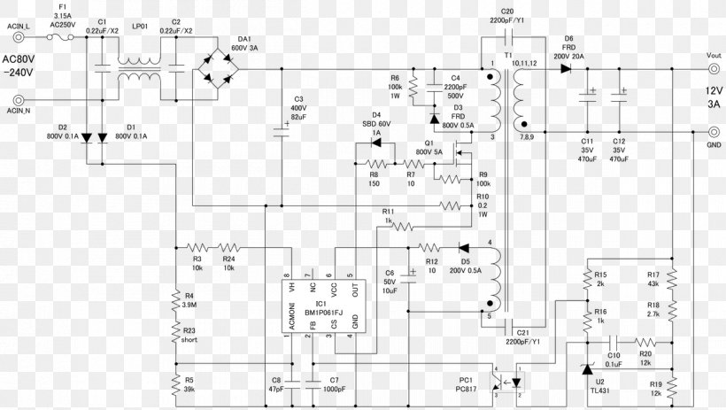 Floor Plan Design Electronic Circuit Technical Drawing, PNG, 1200x678px, Floor Plan, Area, Black And White, Circuit Component, Design M Download Free
