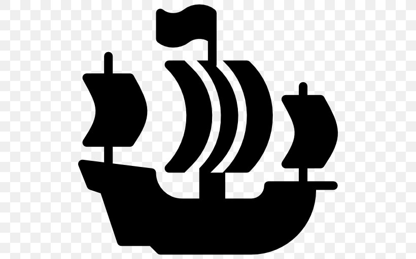 Ship Icon, PNG, 512x512px, Caravel, Black And White, Brand, Logo, Monochrome Download Free