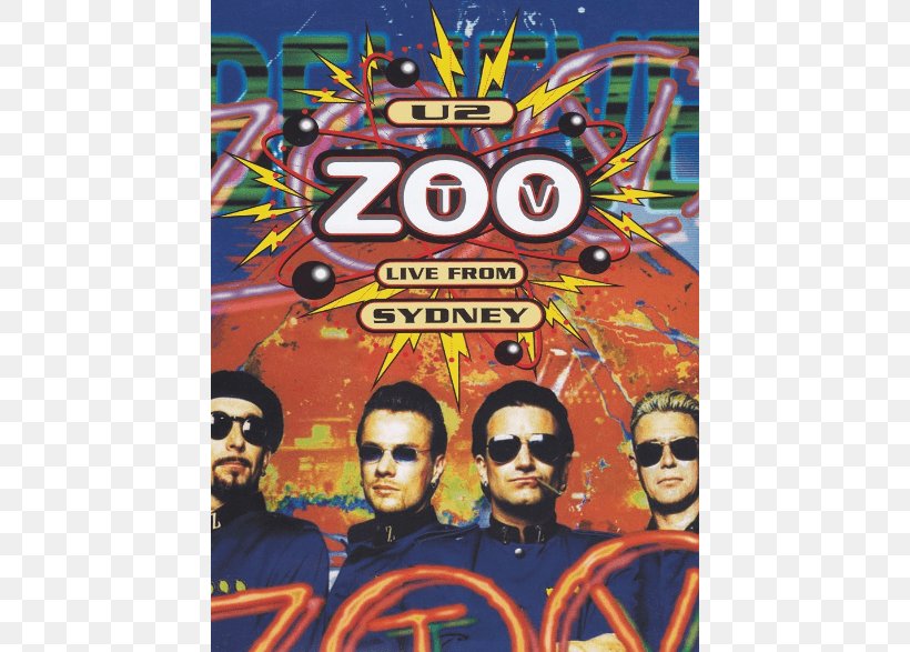 Zoo TV Tour Zoo TV: Live From Sydney Zoo TV Live U2 ZooTV Live From Sydney, PNG, 786x587px, Watercolor, Cartoon, Flower, Frame, Heart Download Free