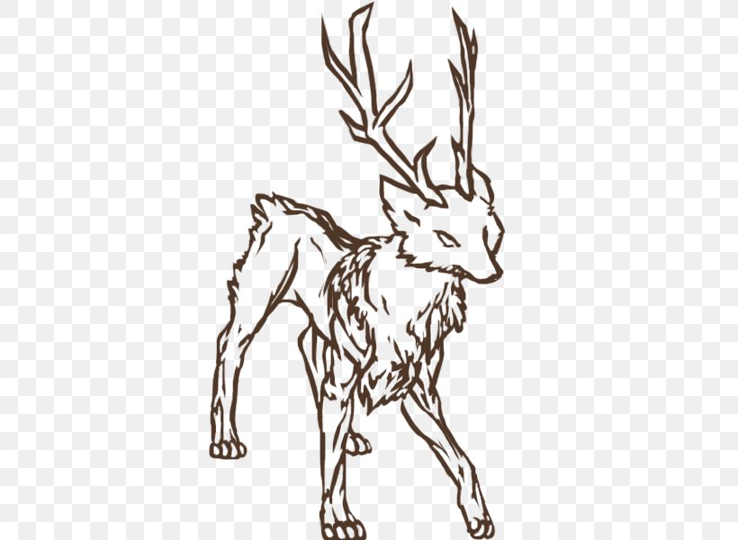 Reindeer Dog Drawing Clip Art, PNG, 600x600px, Reindeer, Antler, Art, Black And White, Color Download Free