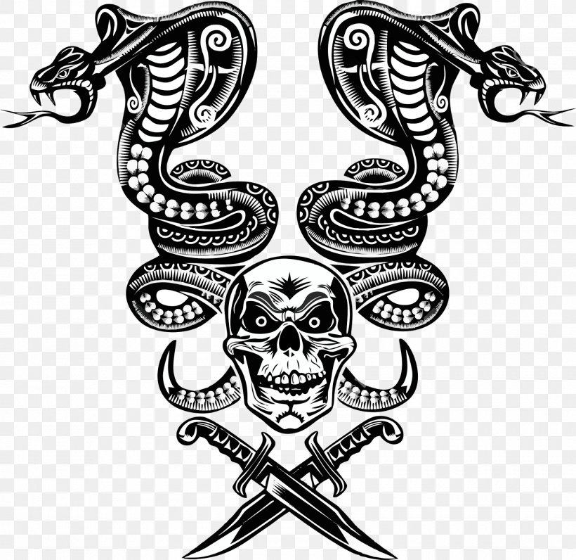 Snake Skeleton Skull Cobra, PNG, 1600x1555px, Snake, Art, Black And White, Bone, Cobra Download Free