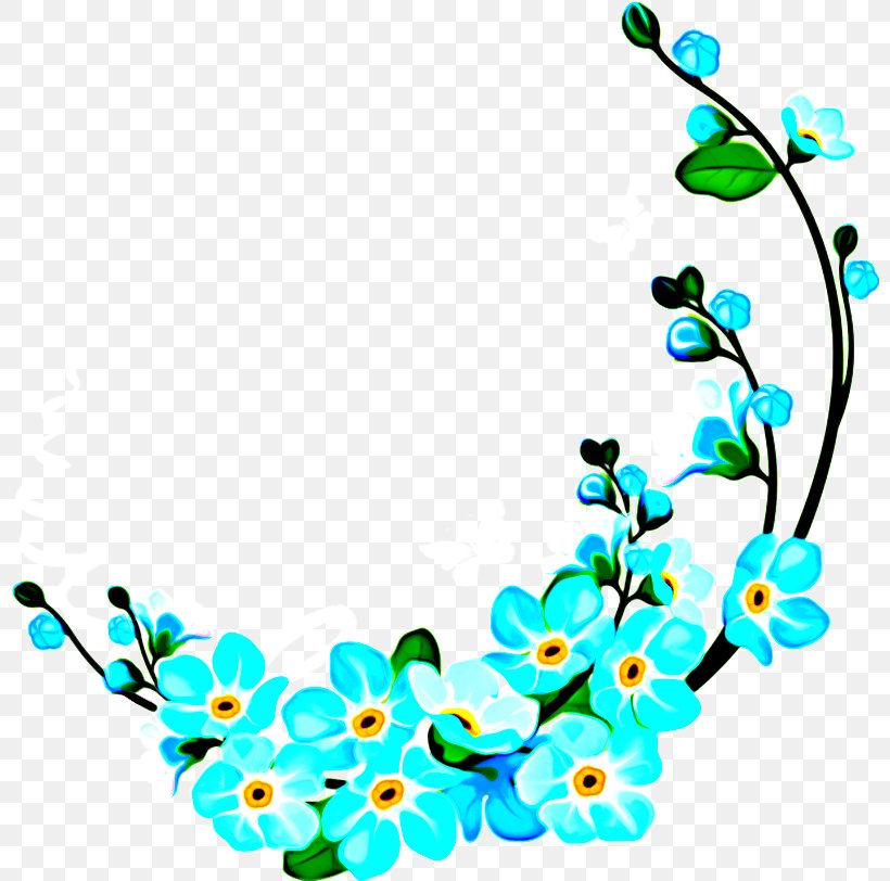 Turquoise Aqua Clip Art Teal Branch, PNG, 800x812px, Turquoise, Aqua, Branch, Flower, Plant Download Free
