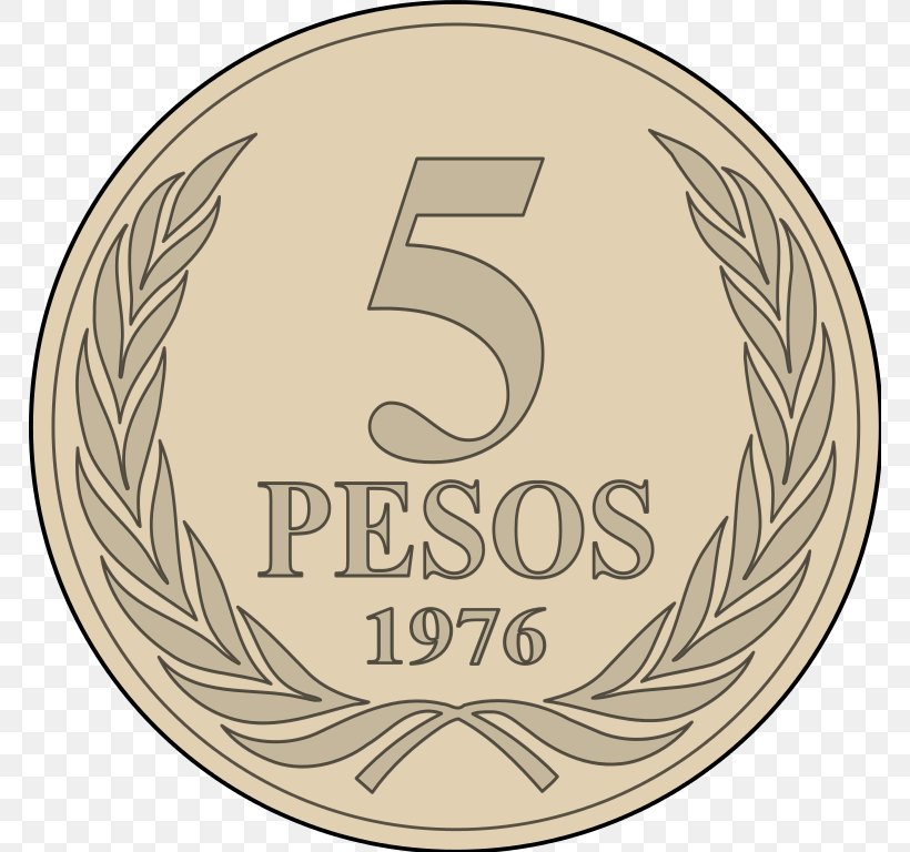 Chilean Peso Coin Currency Mexican Peso, PNG, 768x768px, 1 Cent Euro Coin, 50 Cent Euro Coin, Chilean Peso, Argentine Peso, Brand Download Free
