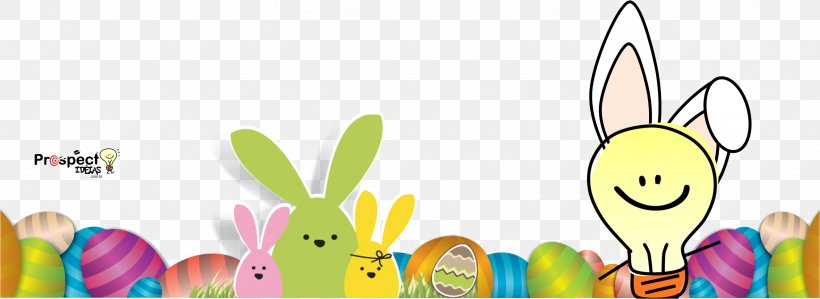 Easter Bunny Easter Egg Rabbit, PNG, 2556x933px, Easter Bunny, Art, Cartoon, Coelhinho, Easter Download Free