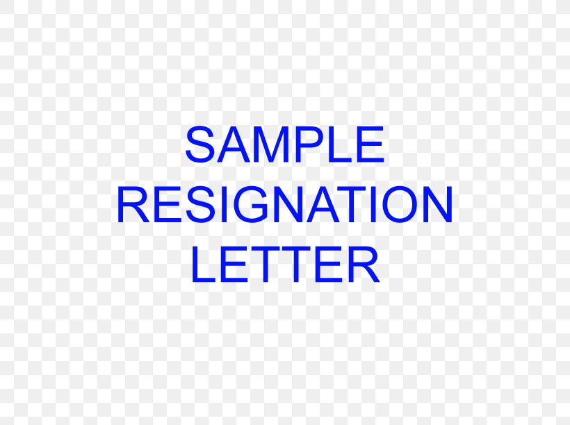 Letter Of Resignation Cover Letter Résumé, PNG, 534x612px, Letter Of Resignation, Application For Employment, Area, Blue, Brand Download Free