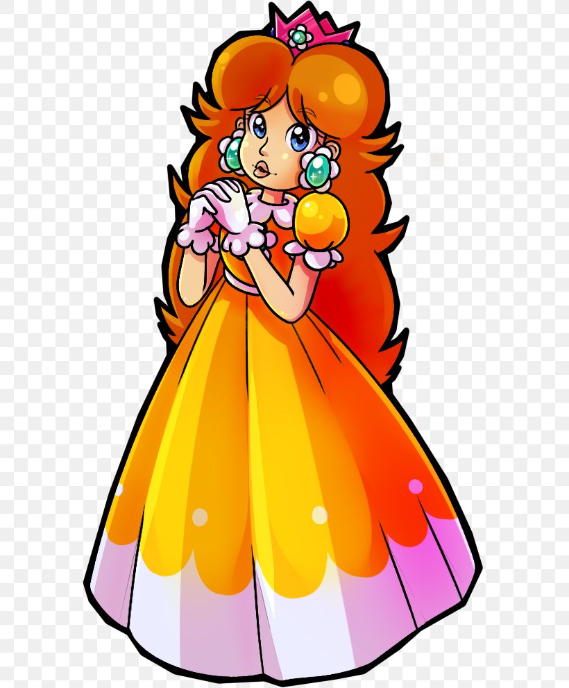 Princess Daisy Princess Peach Super Mario Bros., PNG, 589x991px, Princess Daisy, Art, Artwork, Character, Costume Download Free