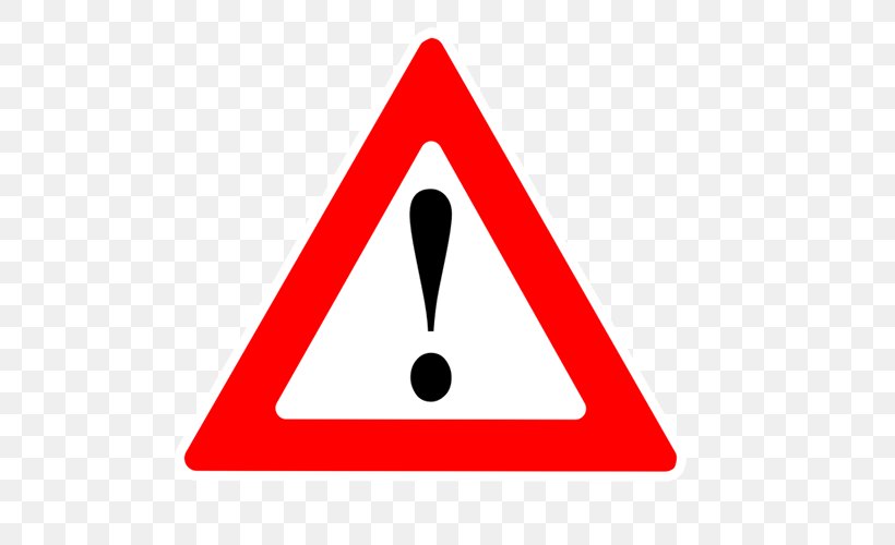 Warning Sign Clip Art Traffic Sign, PNG, 500x500px, Warning Sign, Hazard, Royaltyfree, Sign, Signage Download Free