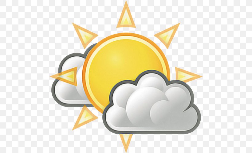 Yellow Clip Art Cloud, PNG, 500x500px, Yellow, Cloud Download Free