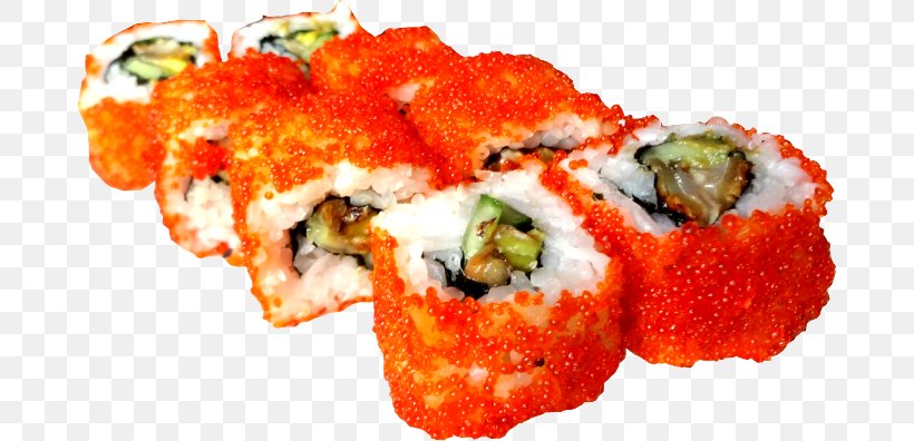 California Roll Sushi Makizushi Japanese Cuisine Yedinaya Sluzhba Zakazov, PNG, 681x396px, California Roll, Animal Source Foods, Asian Food, Comfort Food, Cuisine Download Free