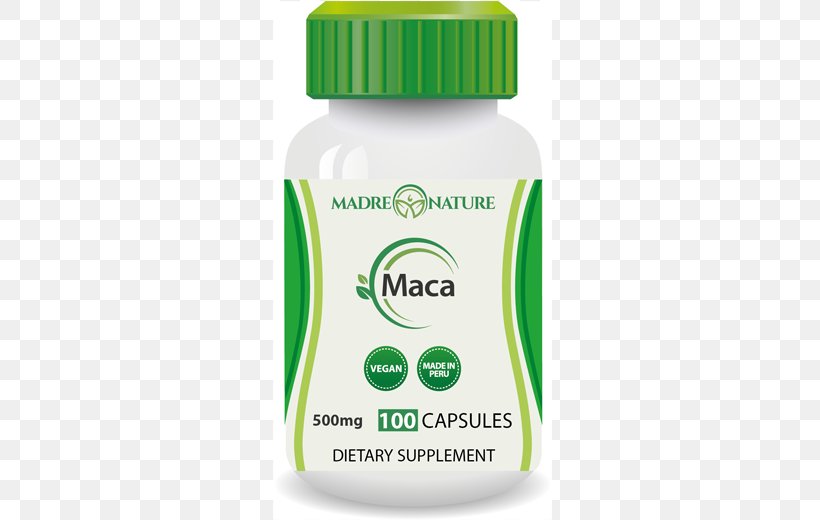 Dietary Supplement Maca Peruvian Cuisine Organic Food Capsule, PNG, 520x520px, Dietary Supplement, Brand, Camu Camu, Capsule, Extract Download Free