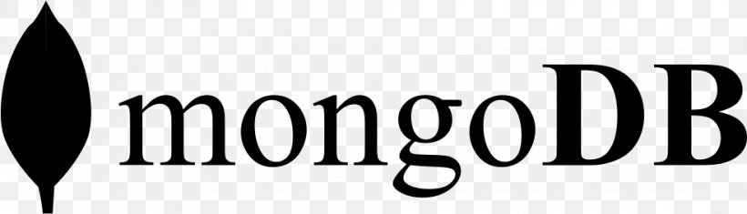 MongoDB Inc. Logo, PNG, 981x282px, Mongodb, Area, Black, Black And White, Brand Download Free