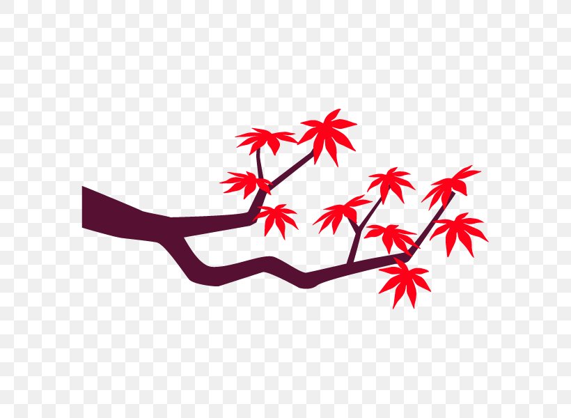 Maple Leaf Clip Art Line RED.M, PNG, 600x600px, Maple Leaf, Branch, Flower, Flowering Plant, Leaf Download Free