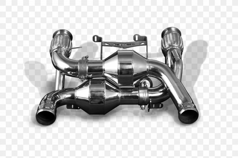 McLaren 720S Car Exhaust System Exhaust Manifold, PNG, 6428x4286px, Mclaren 720s, Auto Part, Automotive Design, Automotive Exhaust, Black And White Download Free