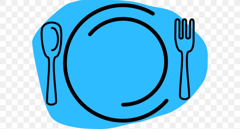 Plate Dinner Food Fork Clip Art, PNG, 600x442px, Plate, Area, Blueplate Special, Cartoon, Dinner Download Free