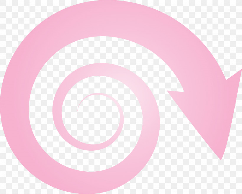 Spiral Arrow, PNG, 3000x2409px, Spiral Arrow, Meter, Pink M Download Free