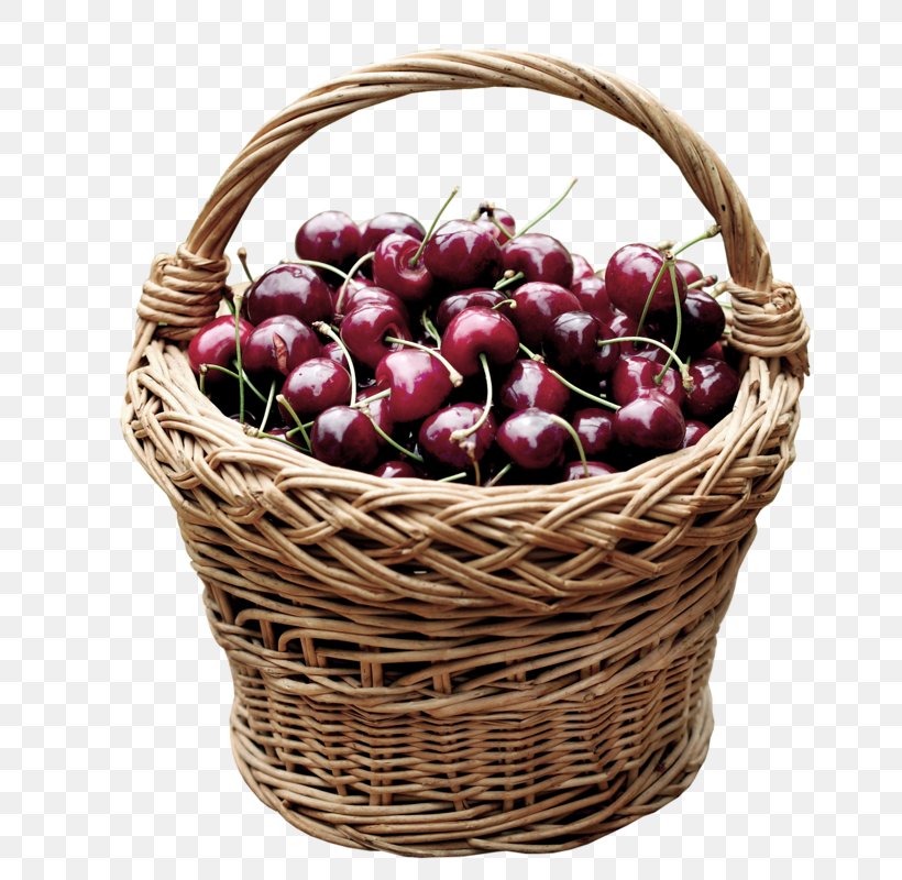 Sundae Cherry Basket Clip Art, PNG, 721x800px, Sundae, Basket, Cherry, Einkaufskorb, Flowerpot Download Free