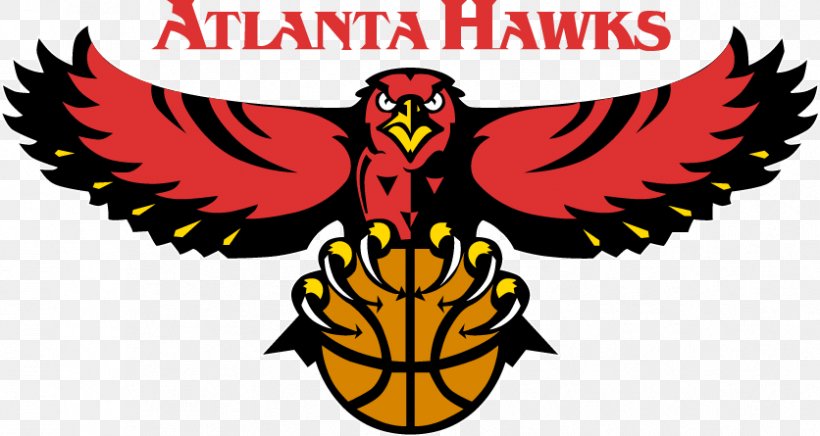 Atlanta Hawks NBA Miami Heat Indiana Pacers Orlando Magic, PNG, 836x445px, Atlanta Hawks, Artwork, Beak, Boston Celtics, Charlotte Hornets Download Free