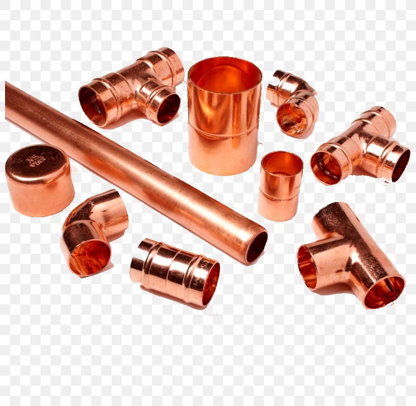 Copper Tubing Pipe Piping And Plumbing Fitting Tube, PNG, 800x800px, Copper Tubing, Air Conditioning, Building Materials, Copper, Cupronickel Download Free