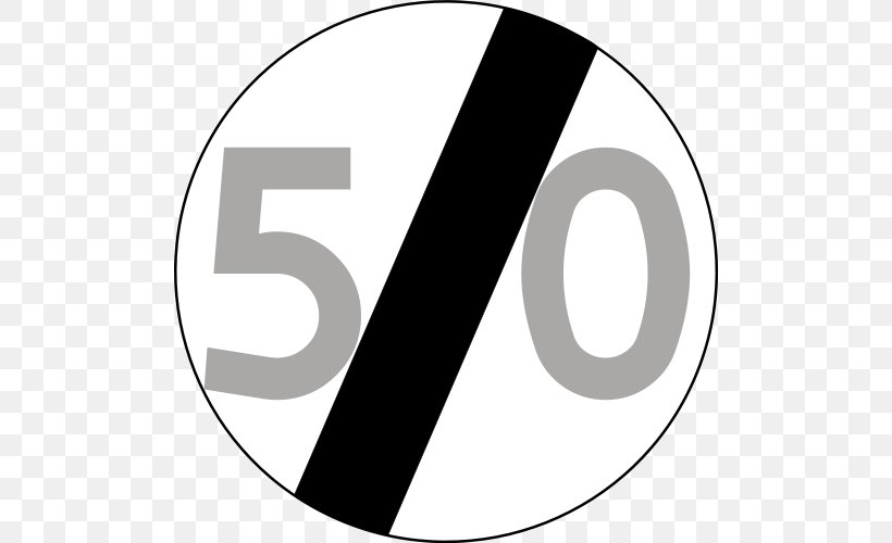 Velocity Prohibitory Traffic Sign Sign (semiotics) Number Logo, PNG, 500x500px, Velocity, Area, Black And White, Brand, Gene Download Free