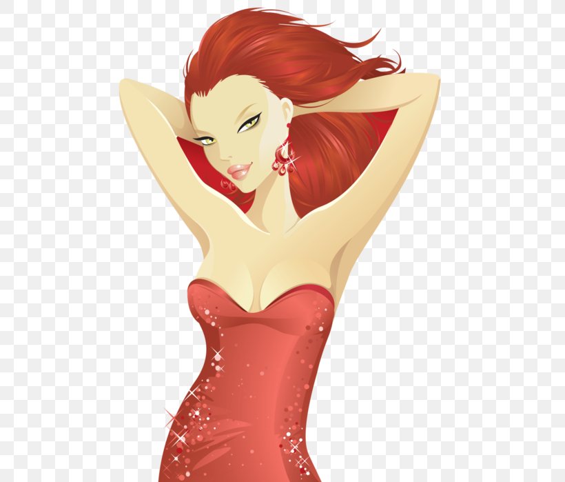 Drawing Cartoon Red Hair, PNG, 481x699px, Watercolor, Cartoon, Flower, Frame, Heart Download Free