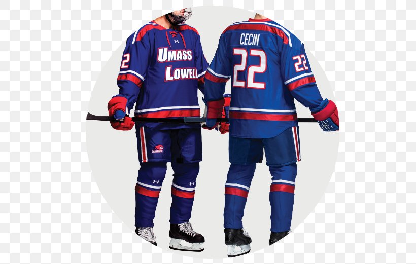 Ice Hockey Hockey Protective Pants & Ski Shorts T-shirt Hockey Jersey, PNG, 563x521px, Ice Hockey, Blue, Clothing, Electric Blue, Football Equipment And Supplies Download Free