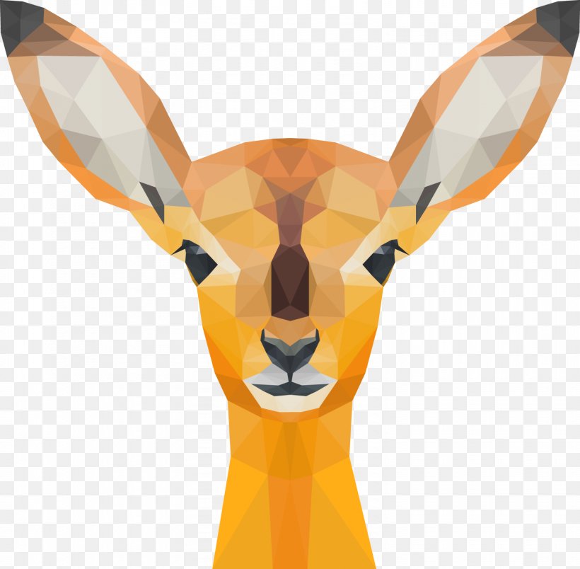 Deer Polygon Download Vecteur Icon, PNG, 1570x1541px, Deer, Geometry, Giraffe, Giraffidae, Head Download Free