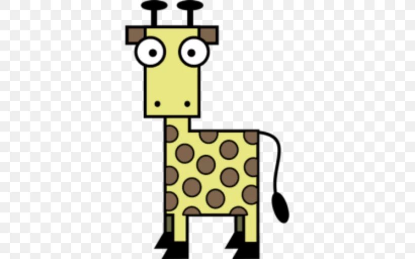Giraffe Icon Design Clip Art, PNG, 512x512px, Giraffe, Area, Drawing, Giraffidae, Icon Design Download Free