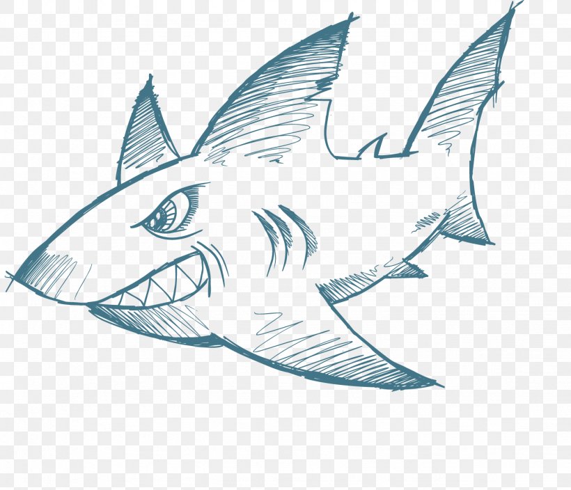 Shark Whale Sketch, PNG, 1433x1231px, Shark, Art, Cartilaginous Fish, Cartoon, Child Download Free