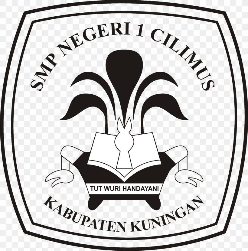 SMA Negeri 1 Cilimus Logo Graphic Design Organization Ponpes Ribatul Muta'allimin, PNG, 1580x1600px, Logo, Area, Artwork, Black And White, Brand Download Free