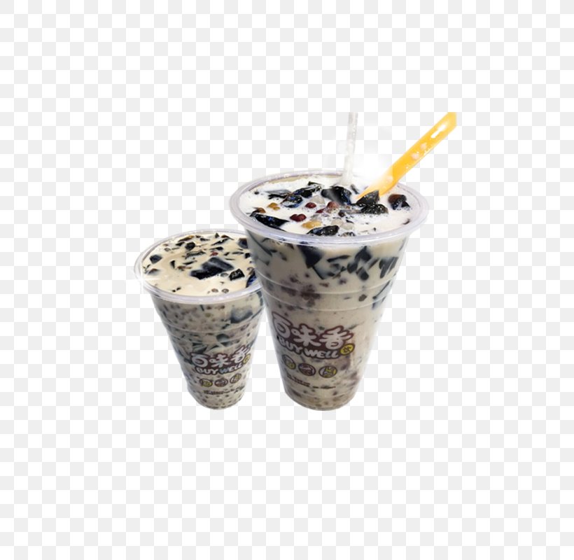 Two Cups Of Grass Jelly, PNG, 800x800px, Ice Cream, Bubble Tea, Chinese Mesona, Cream, Dairy Product Download Free