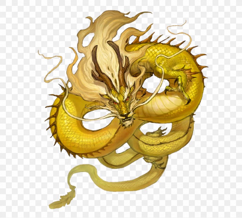 Chinese Dragon Yellow Dragon Chinese Mythology, PNG, 1045x945px, Chinese Dragon, Art, China, Chinese Mythology, Costume Download Free