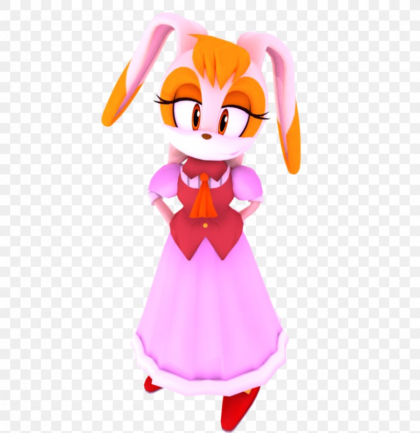 Cream The Rabbit Vanilla The Rabbit Sonic Advance 2 Sonic Heroes, PNG, 881x907px, 3d Computer Graphics, Cream The Rabbit, Clothing, Costume, Cream Download Free