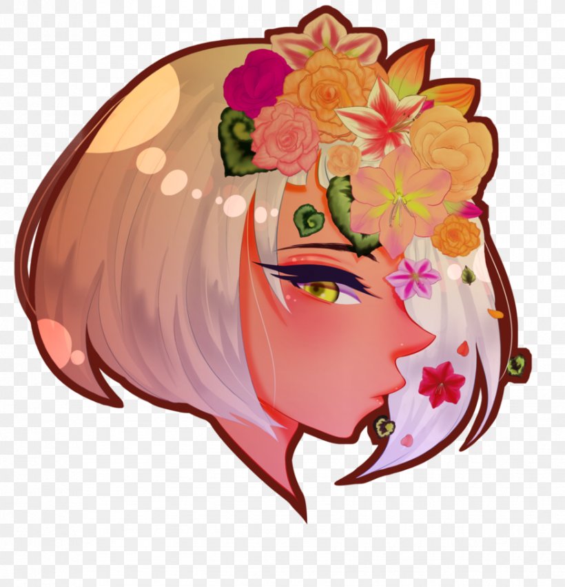 Floral Design Flowering Plant Petal, PNG, 877x912px, Floral Design, Art, Character, Cheek, Fictional Character Download Free