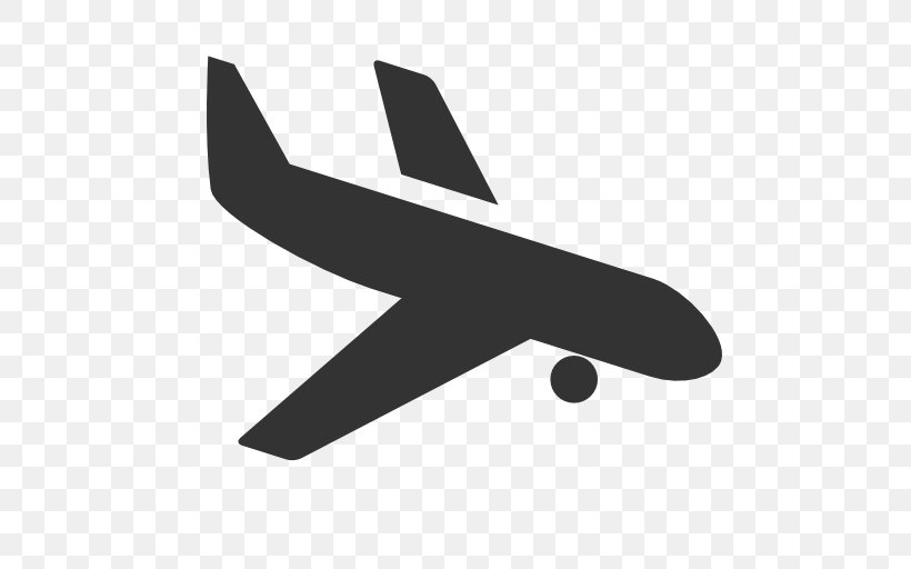 Airplane Aircraft Landing #ICON100, PNG, 512x512px, Airplane, Air Travel, Aircraft, Black And White, Cargo Aircraft Download Free