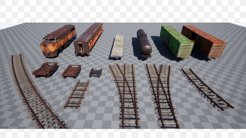 Train Rail Transport Abandoned Railway Track Passenger Car, PNG, 1920x1080px, Train, Cargo, Locomotive, Material, Metal Download Free