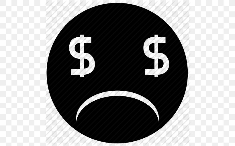Crying Money Icon, PNG, 512x512px, Crying, Animation, Black And White, Brand, Emoticon Download Free