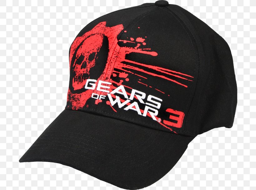 Gears Of War 3 Logo And Title Baseball Cap Gears Of War 3 Logo And Title Baseball Cap Product Font, PNG, 700x611px, Baseball Cap, Baseball, Black, Blood Omen Legacy Of Kain, Brand Download Free
